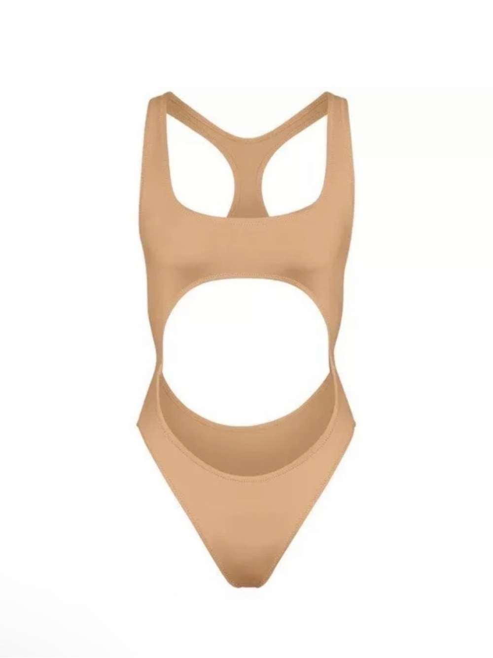 SKIMS Swim Monokini Cutout One-Piece Swimsuit